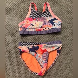 Athleta girl two piece bathing suit size large/12